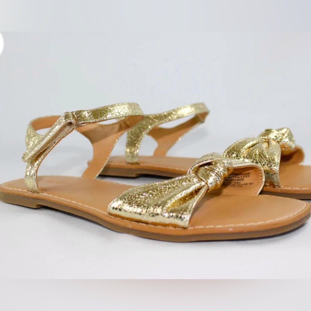 Cat & Jack Lydia Gold Sandals